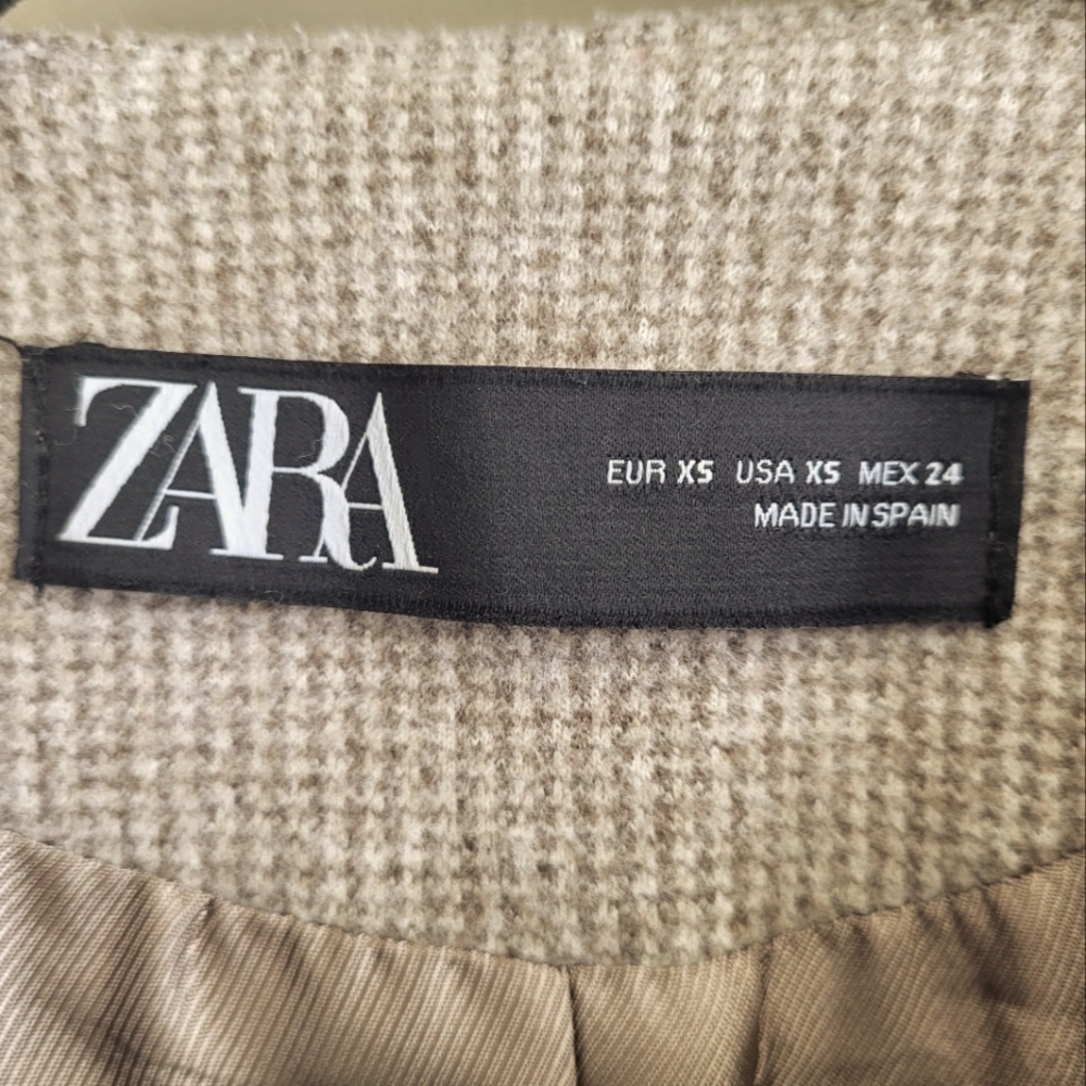 ZARA Made in Spain Longline Jacket - Picture 4 of 10